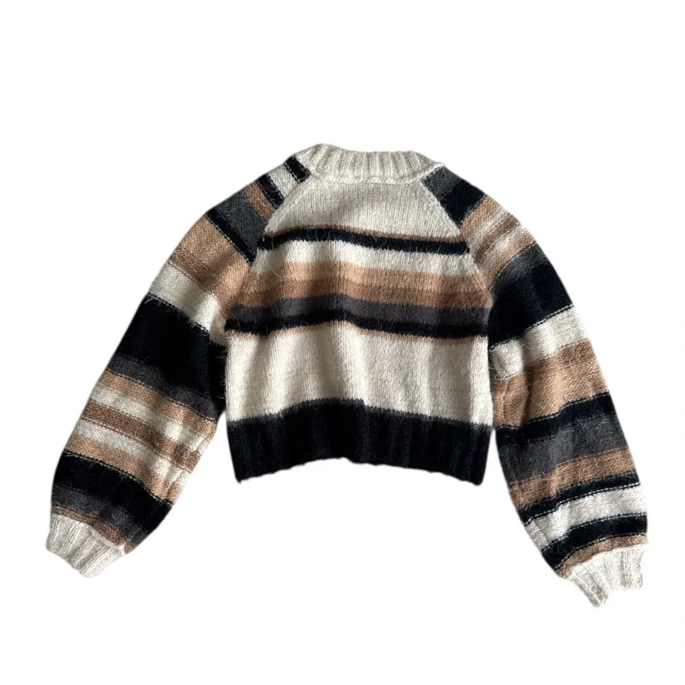 Free People Snow Bird Sweater in Caramel Size Small NWT - Picture 2 of 6